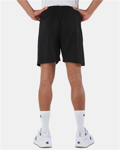 Champion Unisex Cotton Gym Shorts - 8187 Black