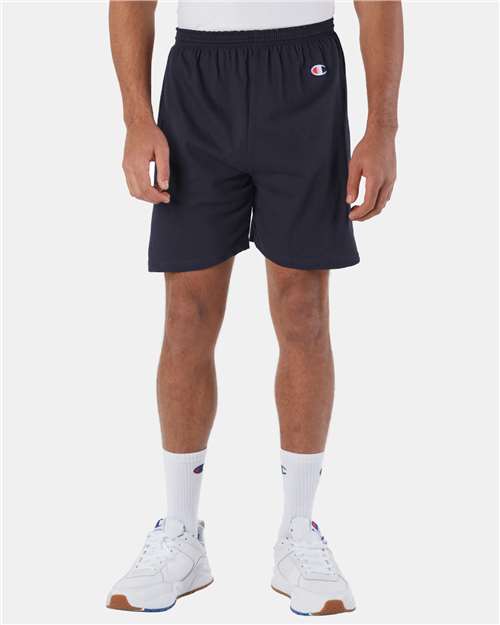Champion Unisex Cotton Gym Shorts - 8187 Navy