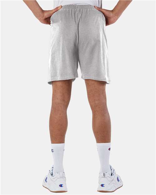 Champion Unisex Cotton Gym Shorts - 8187 Oxford Grey Heather