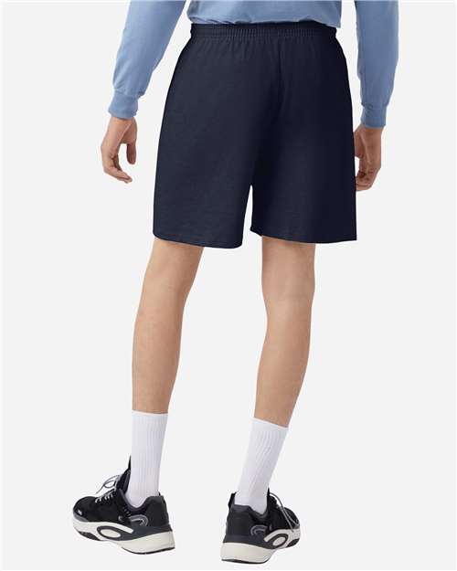 Champion Unisex Cotton Gym Shorts - 8187 Navy