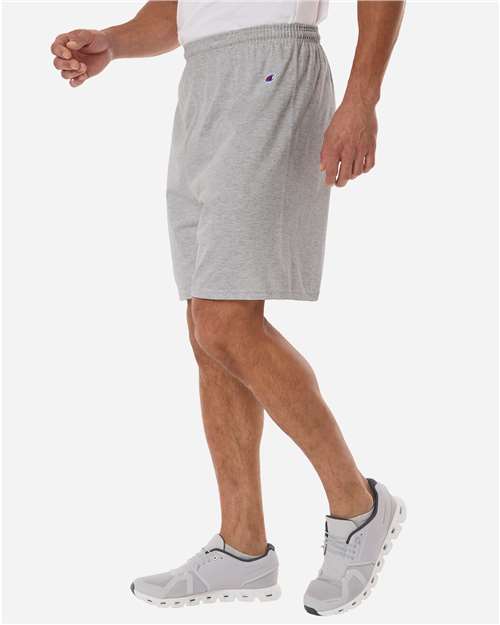 Champion Unisex Cotton Gym Shorts - 8187 Oxford Grey Heather