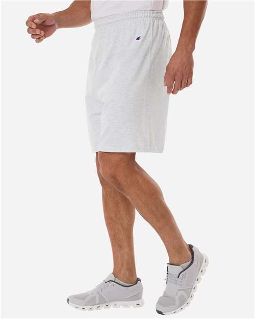 Champion Unisex Cotton Gym Shorts - 8187 Silver Grey
