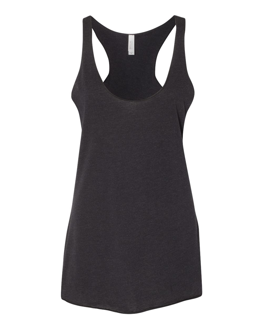 BELLA + CANVAS Women's Triblend Racerback Tank - 8430 Black Heather Triblend