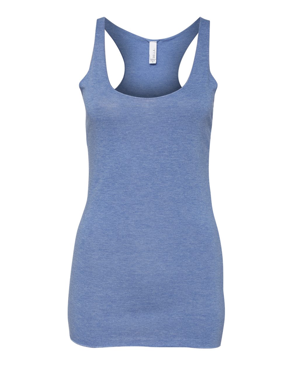 BELLA + CANVAS Women's Triblend Racerback Tank - 8430 Blue Triblend