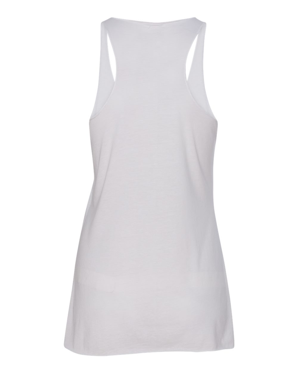 BELLA + CANVAS Women's Triblend Racerback Tank - 8430 Solid White Triblend
