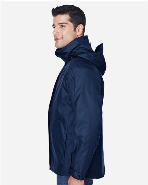 North End Men's 3-in-1 Insulated Jacket - 88130 Midnight Navy