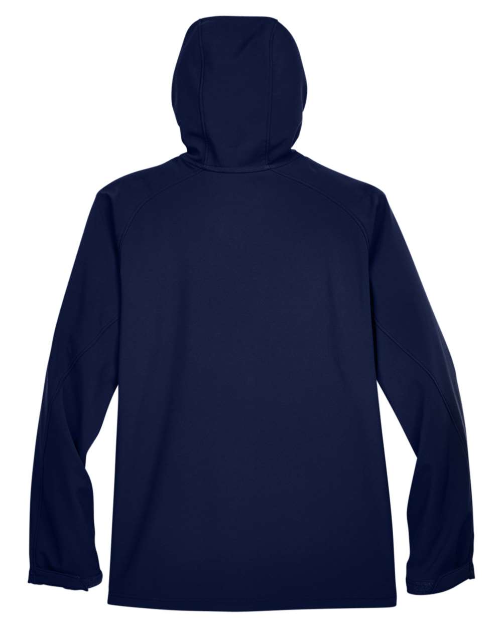 North End Men's Prospect Two-Layer Fleece Bonded Soft Shell Hooded Jacket - 88166 Classic Navy