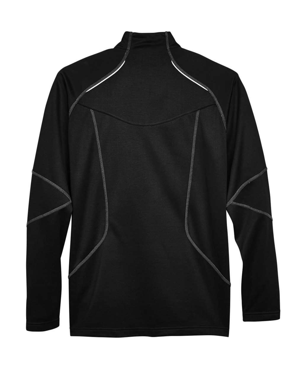 North End Men's Catalyst Performance Fleece Quarter-Zip Pullover - 88175 Black