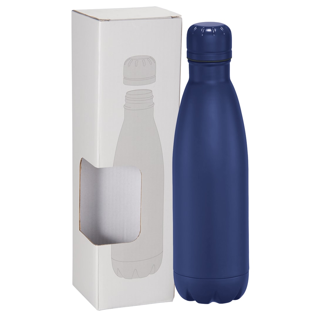 Copper Vacuum Insulated Bottle 17oz w/ Window Box - 1626-74 Blue