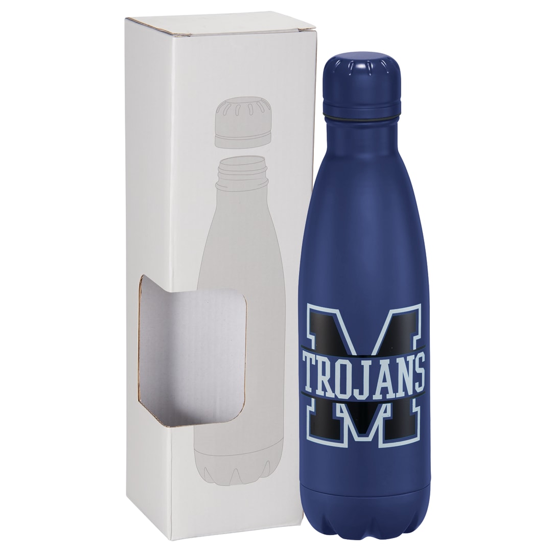 Copper Vacuum Insulated Bottle 17oz w/ Window Box - 1626-74 Blue