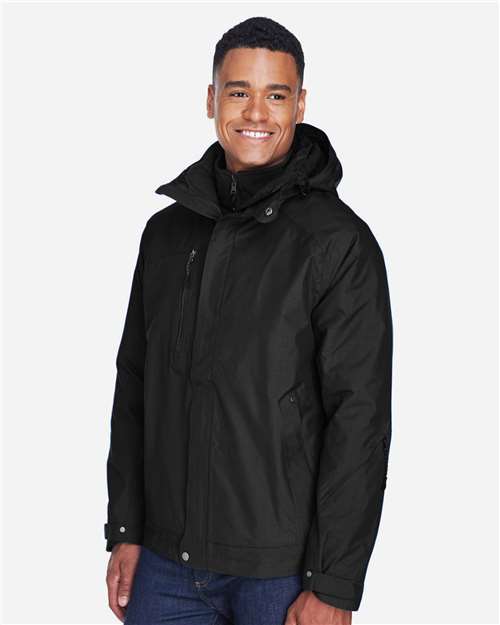 North End Men's Caprice 3-in-1 Jacket with Soft Shell Liner - 88178 Black