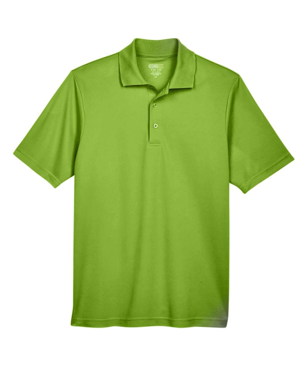 Core365 Men's Origin Performance Piqué Polo - 88181 Acid Green