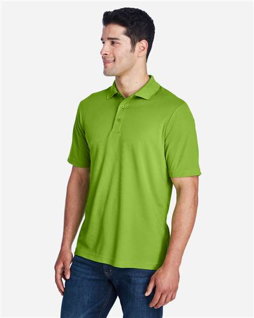 Core365 Men's Origin Performance Piqué Polo - 88181 Acid Green