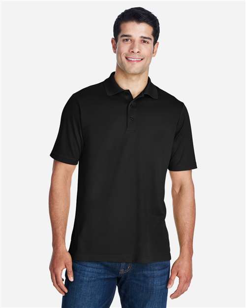 Core365 Men's Origin Performance Piqué Polo - 88181 Black