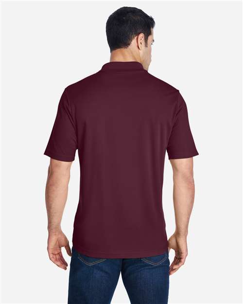 Core365 Men's Origin Performance Piqué Polo - 88181 Burgundy