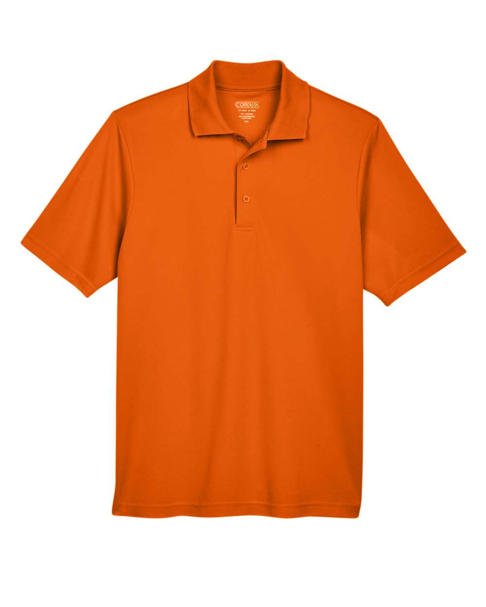 Core365 Men's Origin Performance Piqué Polo - 88181 Campus Orange