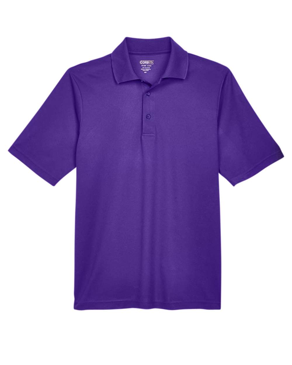Core365 Men's Origin Performance Piqué Polo - 88181 Campus Purple