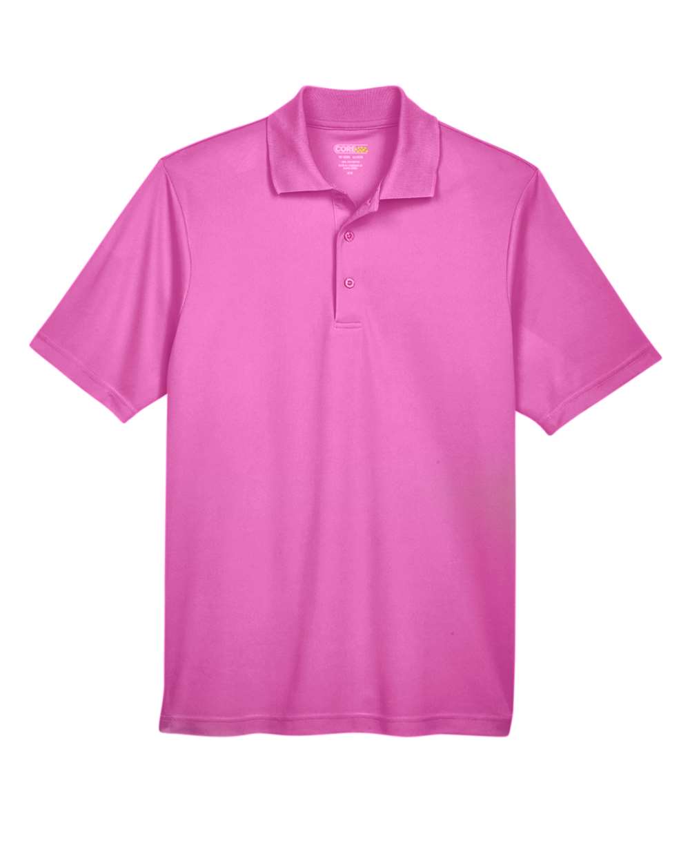 Core365 Men's Origin Performance Piqué Polo - 88181 Charity Pink
