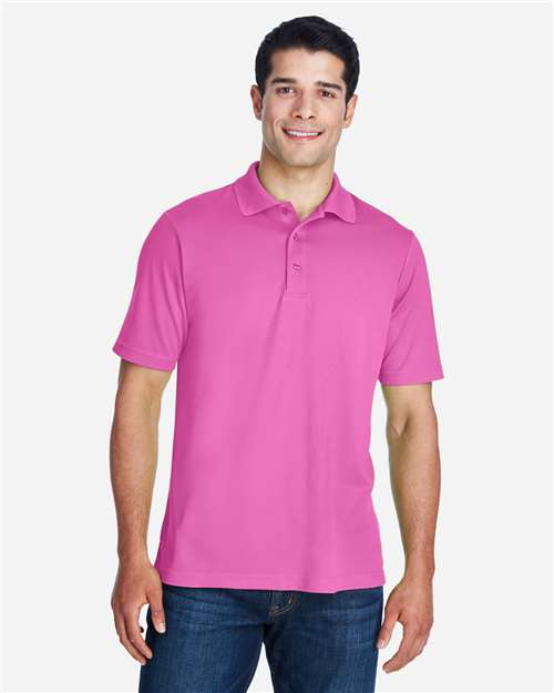 Core365 Men's Origin Performance Piqué Polo - 88181 Charity Pink