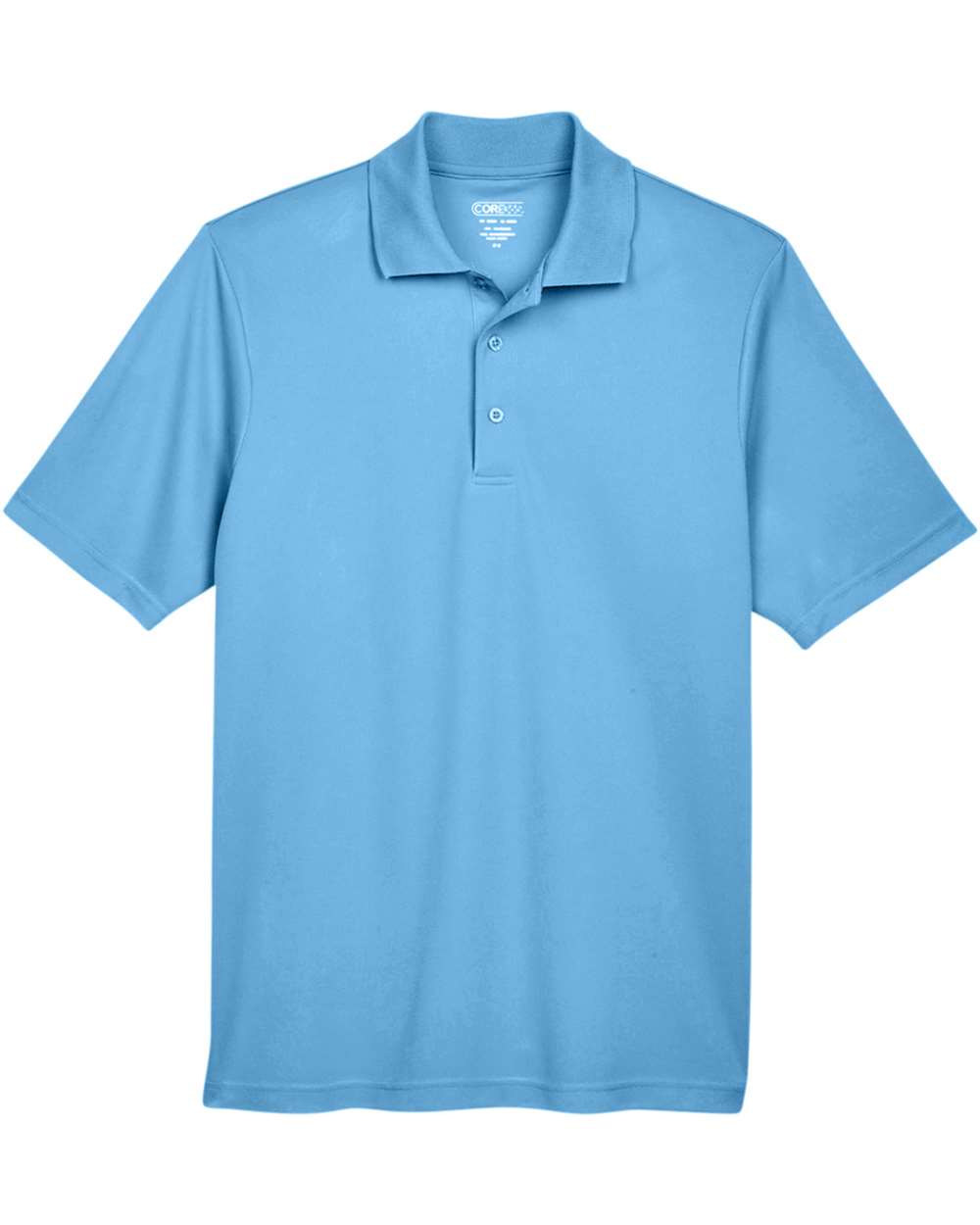 Core365 Men's Origin Performance Piqué Polo - 88181 Columbia Blue
