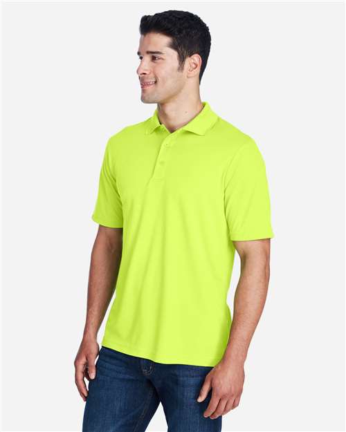 Core365 Men's Origin Performance Piqué Polo - 88181 Safety Yellow