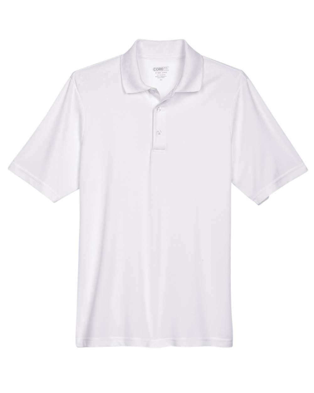 Core365 Men's Origin Performance Piqué Polo - 88181 White