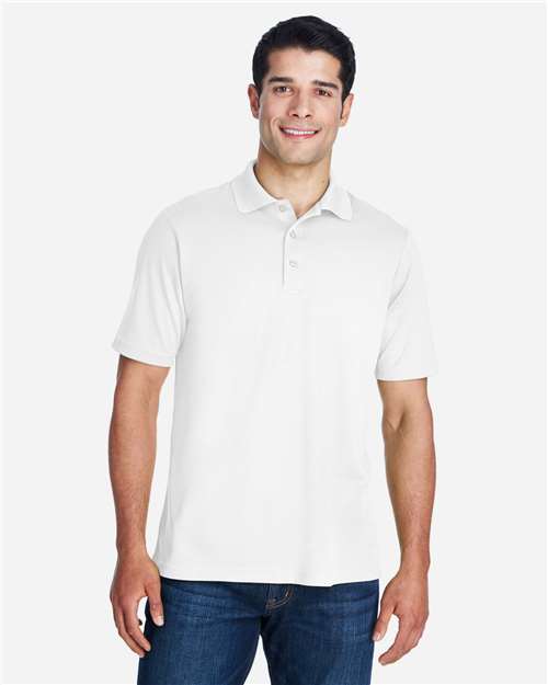 Core365 Men's Origin Performance Piqué Polo - 88181 White