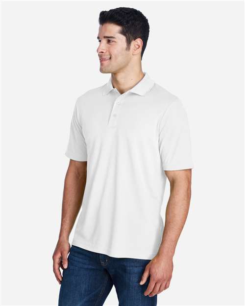 Core365 Men's Origin Performance Piqué Polo - 88181 White