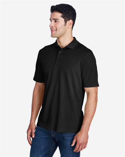Core365 Men's Origin Performance Piqué Polo - 88181 Black