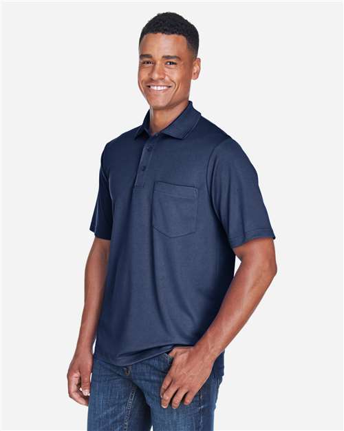 Core365 Men's Origin Performance Piqué Polo with Pocket - 88181P Classic Navy