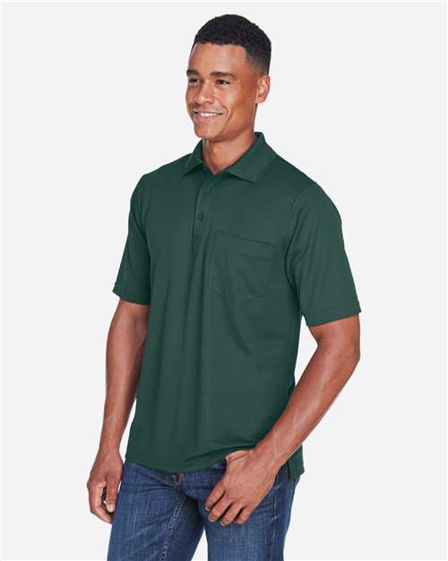 Core365 Men's Origin Performance Piqué Polo with Pocket - 88181P Forest