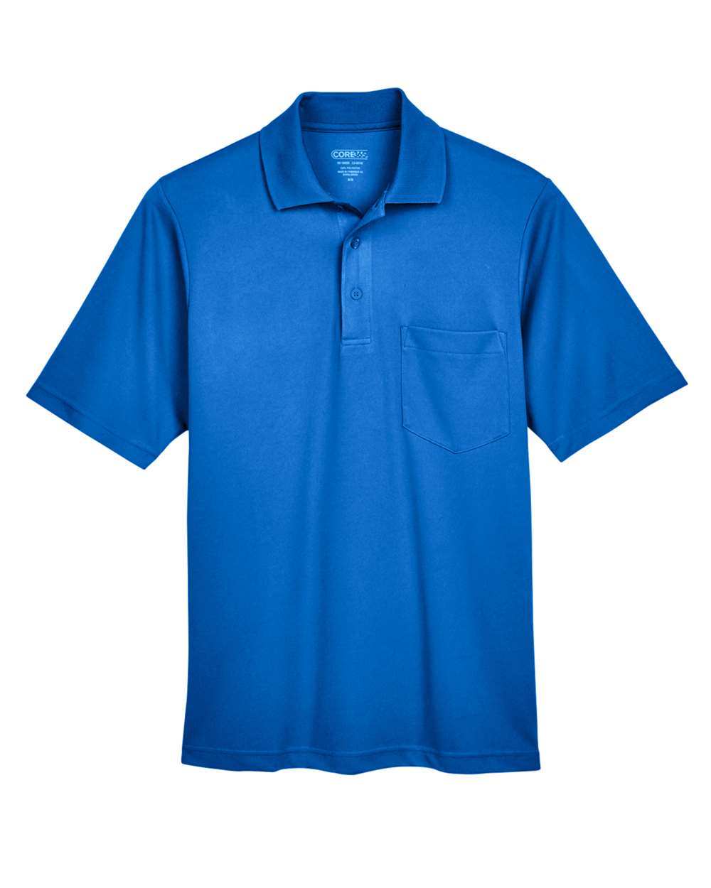 Core365 Men's Origin Performance Piqué Polo with Pocket - 88181P True Royal