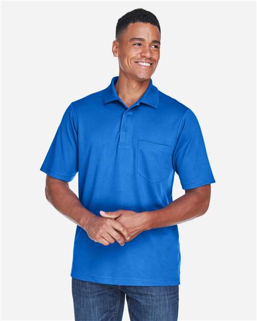Core365 Men's Origin Performance Piqué Polo with Pocket - 88181P True Royal