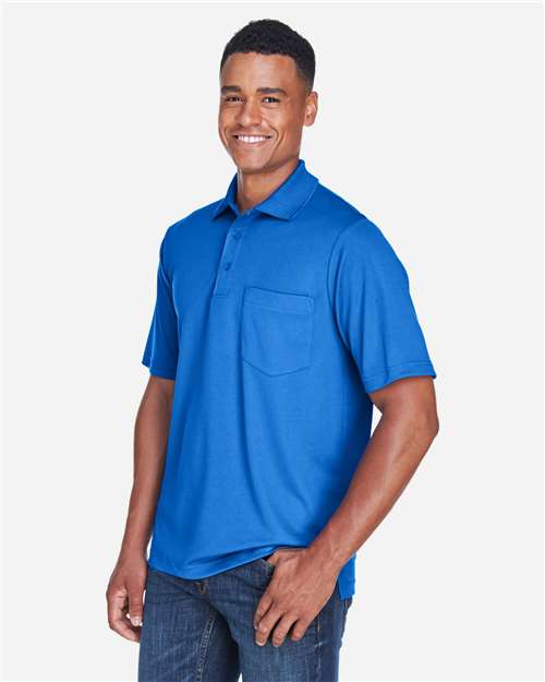 Core365 Men's Origin Performance Piqué Polo with Pocket - 88181P True Royal