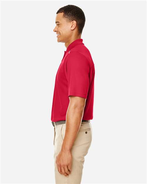 Core365 Men's Radiant Performance Piqué Polo with Reflective Piping - 88181R Classic Red