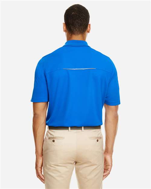 Core365 Men's Radiant Performance Piqué Polo with Reflective Piping - 88181R True Royal