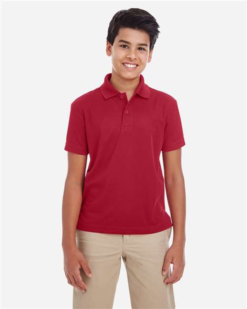 Core365 Youth Origin Performance Piqué Polo - 88181Y Classic Red