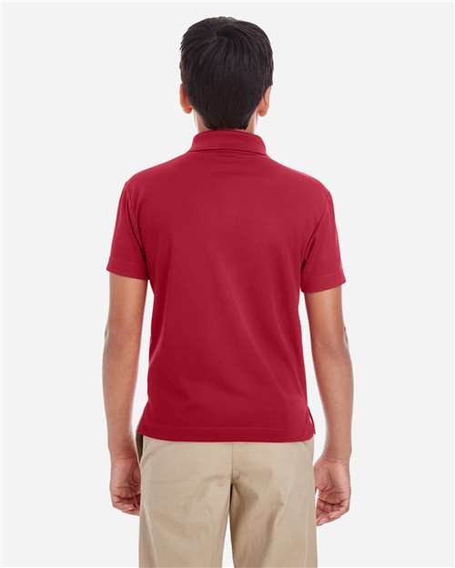 Core365 Youth Origin Performance Piqué Polo - 88181Y Classic Red