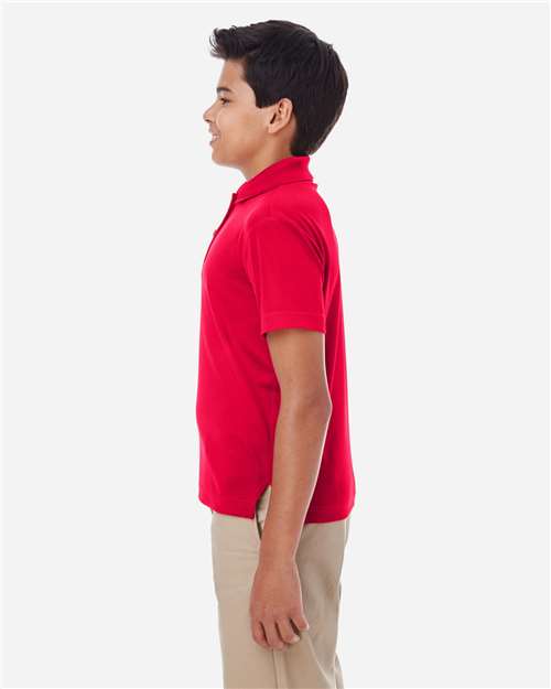 Core365 Youth Origin Performance Piqué Polo - 88181Y Classic Red