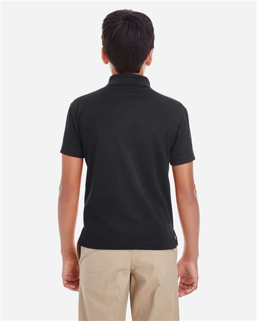 Core365 Youth Origin Performance Piqué Polo - 88181Y Black
