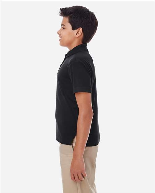 Core365 Youth Origin Performance Piqué Polo - 88181Y Black
