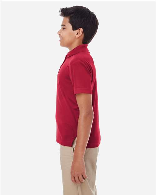 Core365 Youth Origin Performance Piqué Polo - 88181Y Classic Red