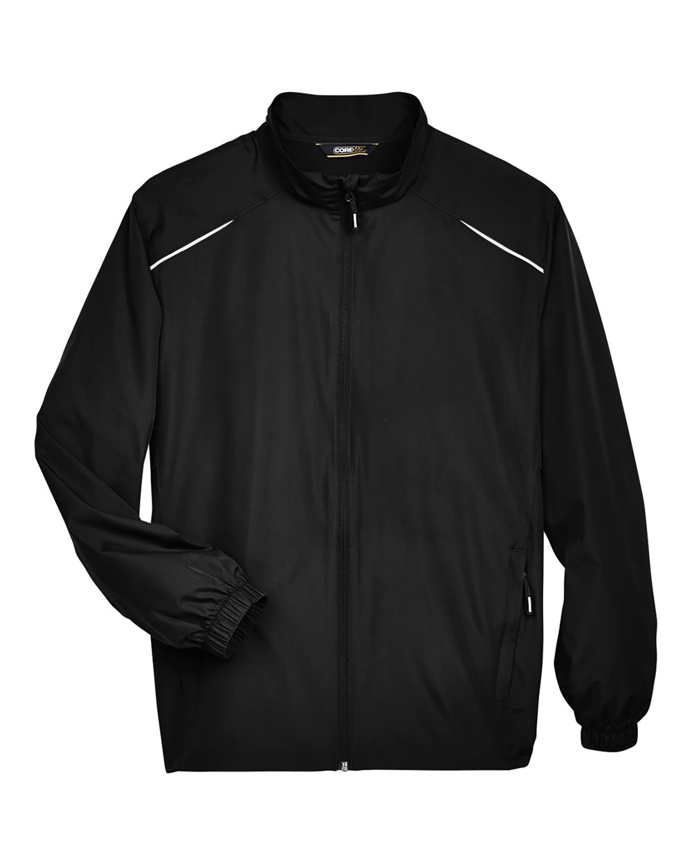 Core365 Men's Techno Lite Motivate Unlined Lightweight Jacket - 88183 Black