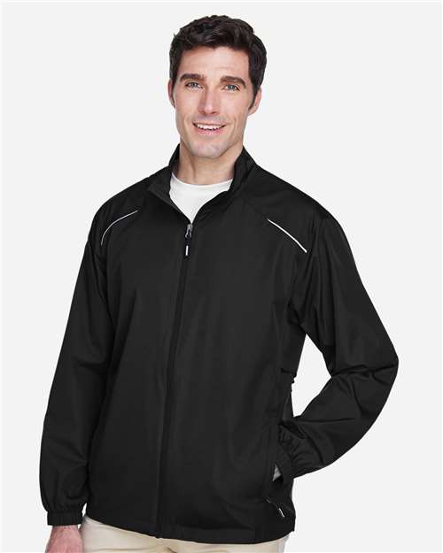 Core365 Men's Techno Lite Motivate Unlined Lightweight Jacket - 88183 Black