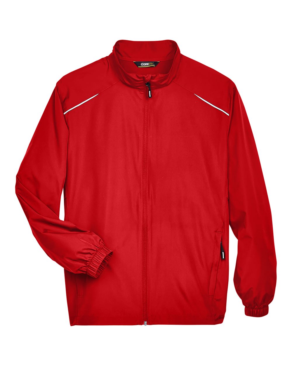 Core365 Men's Techno Lite Motivate Unlined Lightweight Jacket - 88183 Classic Red
