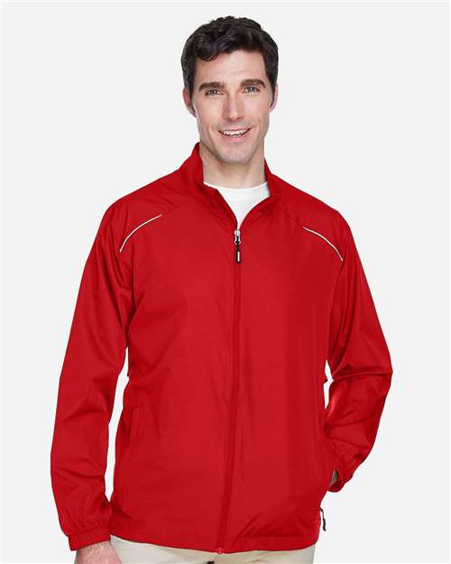 Core365 Men's Techno Lite Motivate Unlined Lightweight Jacket - 88183 Classic Red