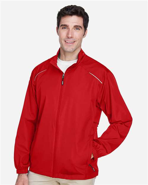 Core365 Men's Techno Lite Motivate Unlined Lightweight Jacket - 88183 Classic Red