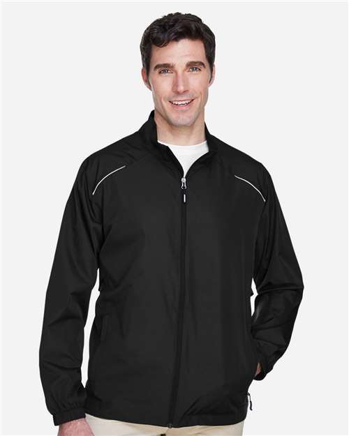 Core365 Men's Techno Lite Motivate Unlined Lightweight Jacket - 88183 Black