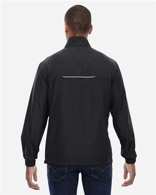 Core365 Men's Tall Techno Lite Motivate Unlined Lightweight Jacket - 88183T Black