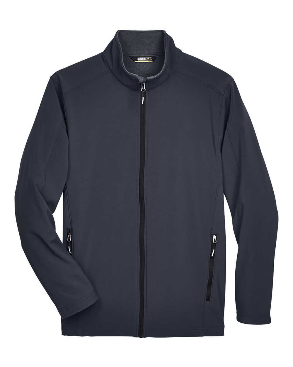 Core365 Men's Cruise Two-Layer Fleece Bonded Soft Shell Jacket - 88184 Carbon